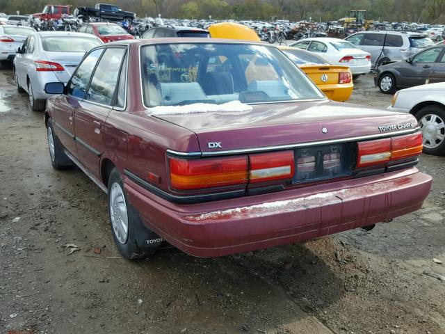 JT2SV21E2M3443909 - 1991 TOYOTA CAMRY DLX MAROON photo 3