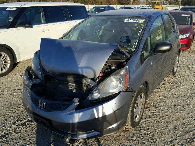JHMGE8H27AS012820 - 2010 HONDA FIT SILVER photo 2