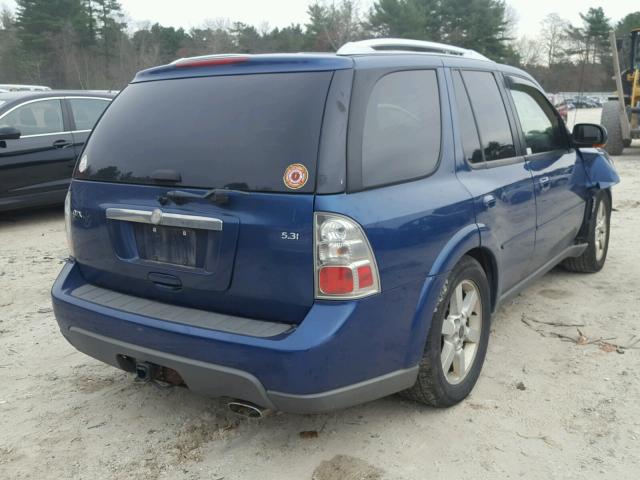 5S3ET13MX52800196 - 2005 SAAB 9-7X ARC BLUE photo 4