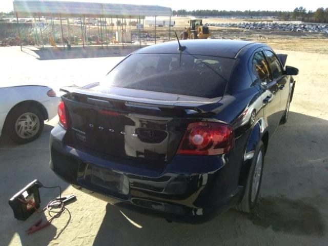 1C3CDZAB3EN138118 - 2014 DODGE AVENGER SE BLACK photo 4