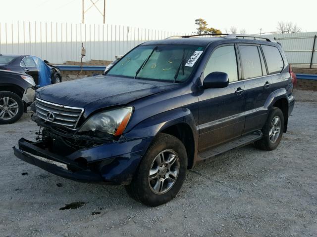 JTJBT20X160116337 - 2006 LEXUS GX 470 BLUE photo 2