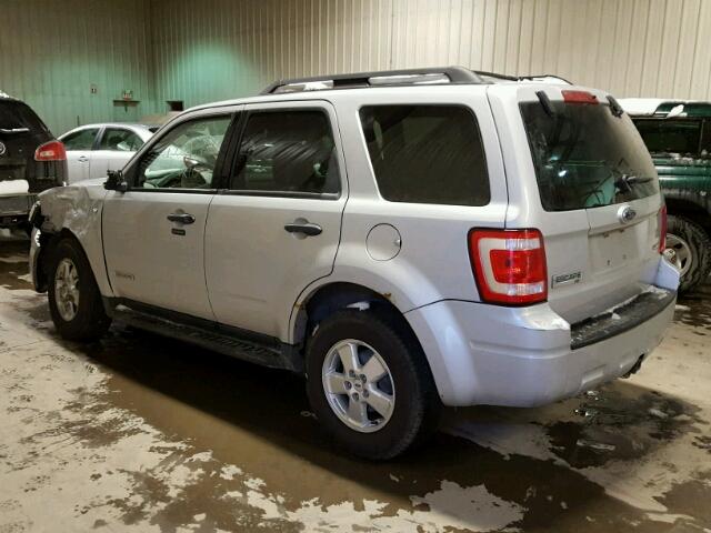 1FMCU93128KB64873 - 2008 FORD ESCAPE XLT SILVER photo 3