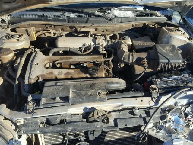 KNAFB121035218850 - 2003 KIA SPECTRA BA SILVER photo 7