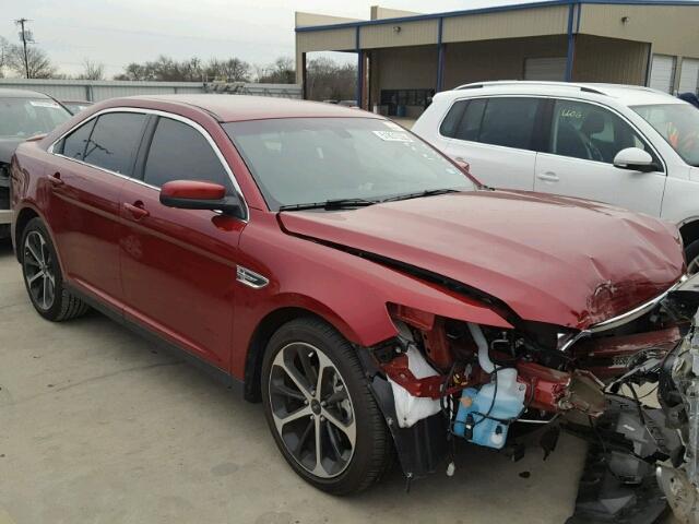 1FAHP2E82GG141345 - 2016 FORD TAURUS SEL RED photo 1