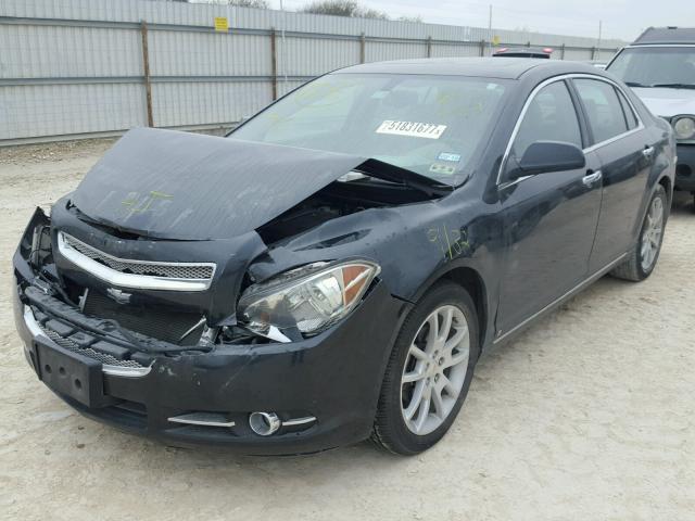 1G1ZK57739F253754 - 2009 CHEVROLET MALIBU LTZ BLACK photo 2