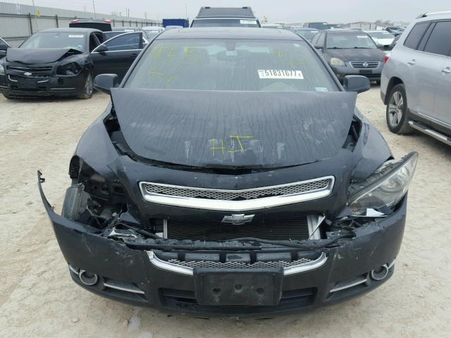 1G1ZK57739F253754 - 2009 CHEVROLET MALIBU LTZ BLACK photo 9