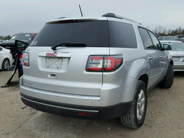 1GKKRPKD6FJ359450 - 2015 GMC ACADIA SLE SILVER photo 4