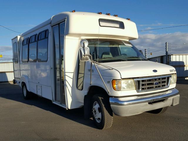 1FDXE45S71HB77886 - 2001 FORD E450 S-DUT WHITE photo 1