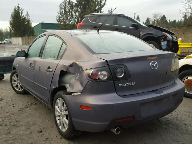 JM1BK32F571626542 - 2007 MAZDA 3 I BLUE photo 3