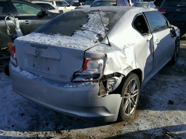 JTKJF5C79B3000517 - 2011 TOYOTA SCION TC 银色 照片 4