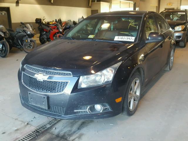 1G1PG5SC3C7123889 - 2012 CHEVROLET CRUZE LT BLACK photo 2