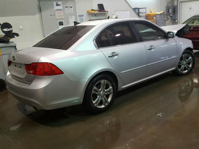 KNAGE224095335350 - 2009 KIA OPTIMA LX SILVER photo 4