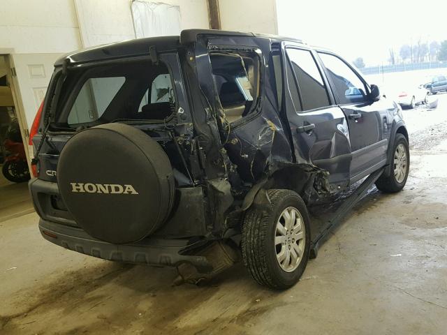 SHSRD78835U308778 - 2005 HONDA CR-V EX BLUE photo 4