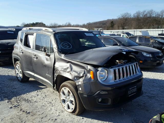 ZACCJBDT2GPD83129 - 2016 JEEP RENEGADE L GRAY photo 1