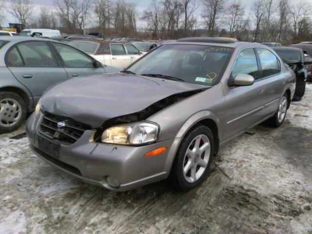 JN1CA31D4YT529042 - 2000 NISSAN MAXIMA GLE GRAY photo 2