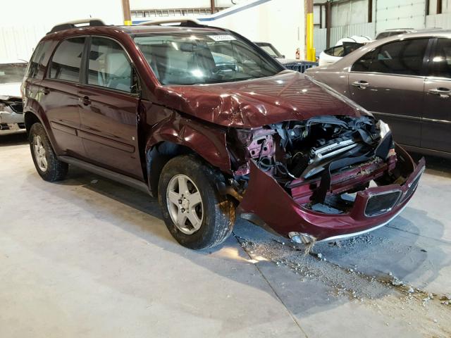 2CKDL43F586344600 - 2008 PONTIAC TORRENT MAROON photo 1