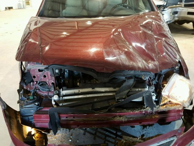 2CKDL43F586344600 - 2008 PONTIAC TORRENT MAROON photo 7