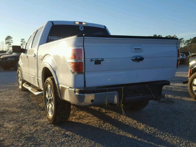 1FTPW12V39FA53975 - 2009 FORD F150 SUPER WHITE photo 3