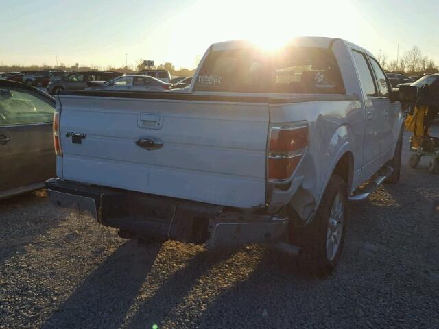 1FTPW12V39FA53975 - 2009 FORD F150 SUPER WHITE photo 4