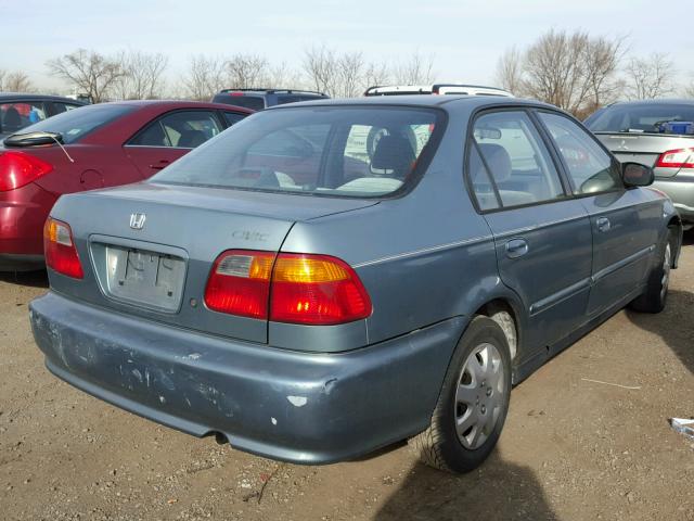 2HGEJ6619YH530806 - 2000 HONDA CIVIC BASE GREEN photo 4