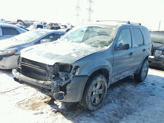 1FMYU031X7KA39507 - 2007 FORD ESCAPE XLT TEAL photo 2