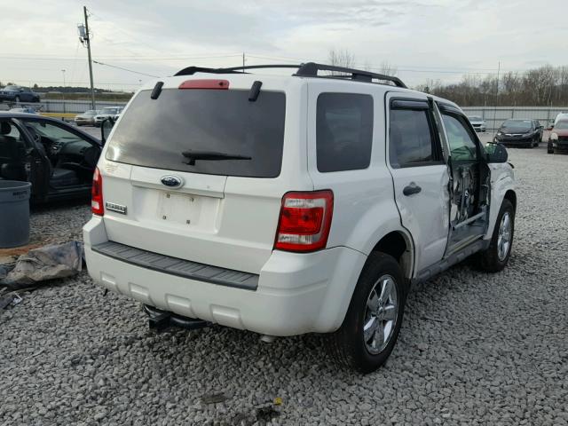 1FMCU03G69KA33009 - 2009 FORD ESCAPE XLT WHITE photo 4