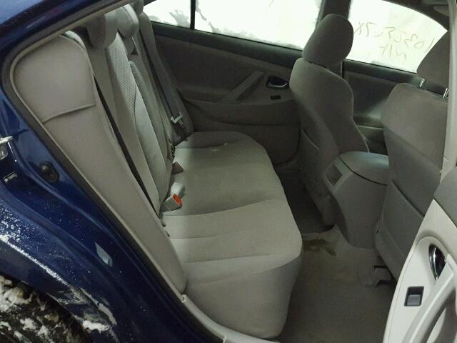 4T1BE46K19U395057 - 2009 TOYOTA CAMRY BASE BLUE photo 6