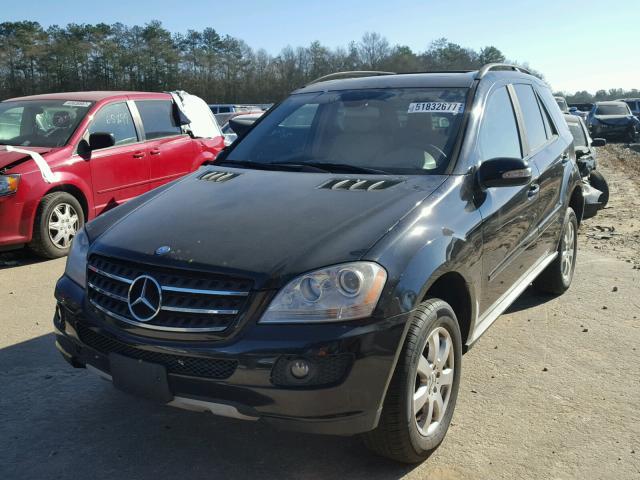 4JGBB86E57A244389 - 2007 MERCEDES-BENZ ML 350 BLACK photo 2