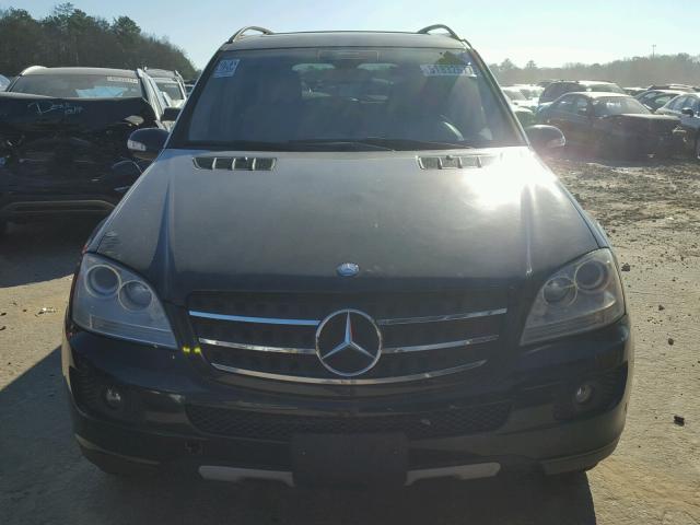 4JGBB86E57A244389 - 2007 MERCEDES-BENZ ML 350 BLACK photo 9