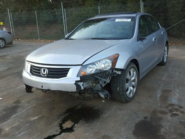 1HGCP36808A069723 - 2008 HONDA ACCORD EXL SILVER photo 2