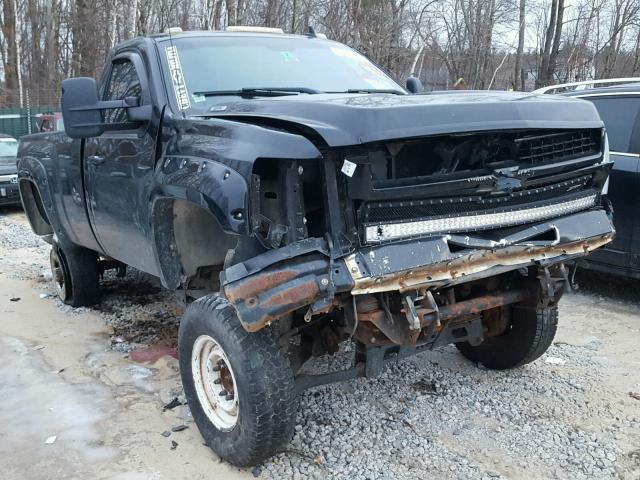 1GCHK24K57E539652 - 2007 CHEVROLET SILVERADO BLACK photo 1