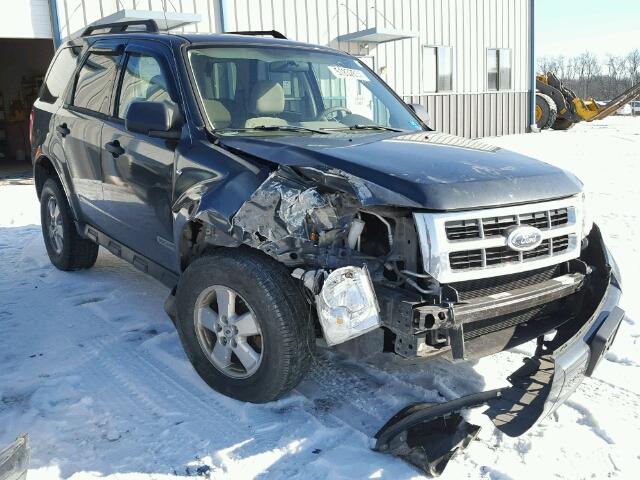 1FMCU931X8KA48112 - 2008 FORD ESCAPE XLT BLUE photo 1