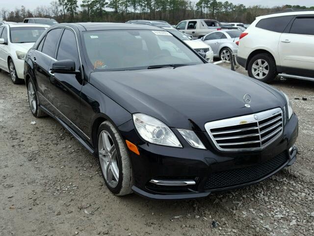 WDDHF5KB3DA734733 - 2013 MERCEDES-BENZ E 350 BLACK photo 1