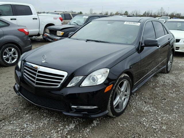 WDDHF5KB3DA734733 - 2013 MERCEDES-BENZ E 350 BLACK photo 2