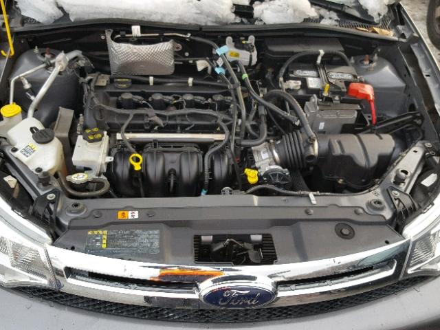 1FAHP35N79W128580 - 2009 FORD FOCUS SE GRAY photo 7