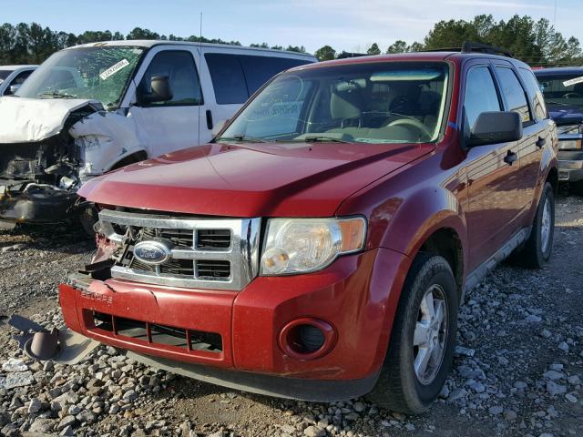 1FMCU02709KC80480 - 2009 FORD ESCAPE XLS RED photo 2