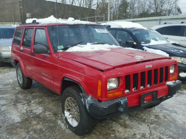 1J4FF68S2XL615945 - 1999 JEEP CHEROKEE S RED photo 1