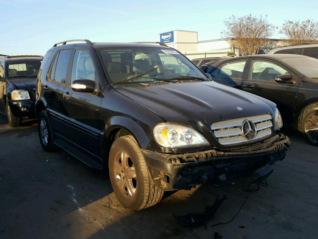 4JGAB57E35A567071 - 2005 MERCEDES-BENZ ML 350 BLACK photo 1