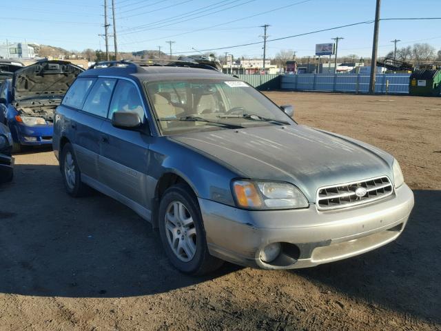 4S3BH665417642995 - 2001 SUBARU LEGACY OUT GREEN photo 1