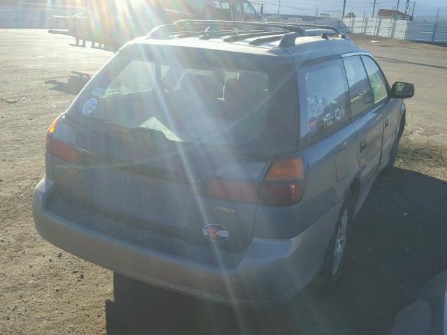 4S3BH665417642995 - 2001 SUBARU LEGACY OUT GREEN photo 4