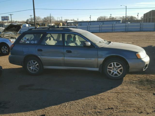 4S3BH665417642995 - 2001 SUBARU LEGACY OUT GREEN photo 9