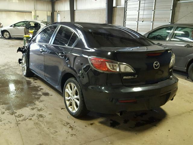 JM1BL1S66A1166297 - 2010 MAZDA 3 S BLACK photo 3