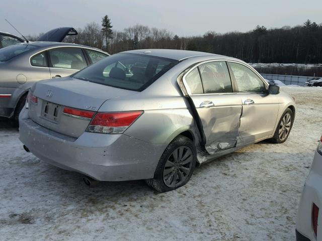 1HGCP3F80CA028193 - 2012 HONDA ACCORD EXL SILVER photo 4