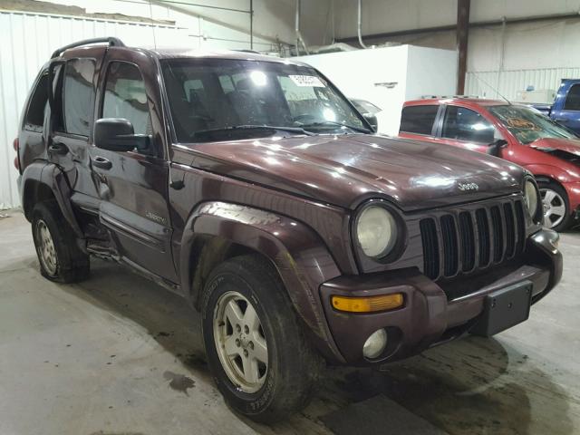 1J4GL58KX4W270097 - 2004 JEEP LIBERTY LI PURPLE photo 1