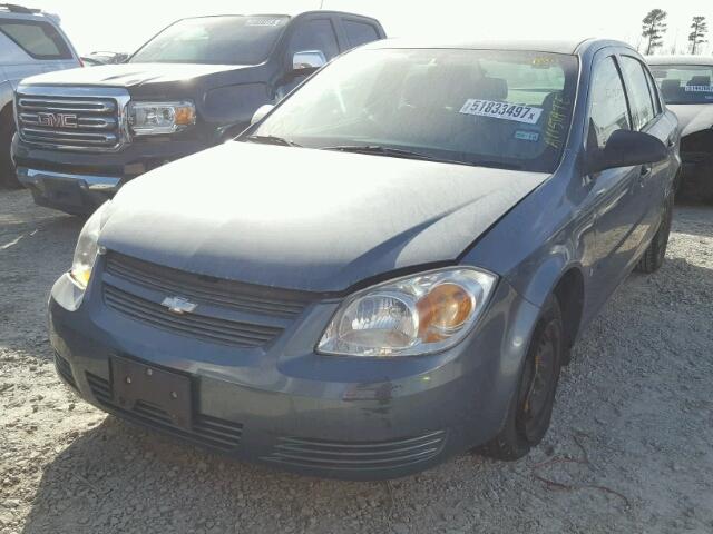 1G1AK55F477362738 - 2007 CHEVROLET COBALT LS GRAY photo 2