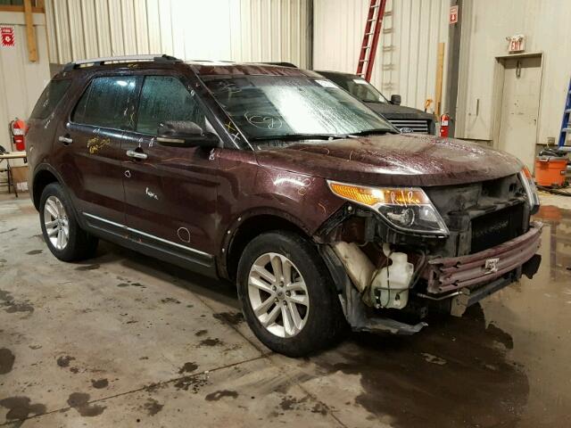 1FMHK8D8XBGA52303 - 2011 FORD EXPLORER X BURGUNDY photo 1