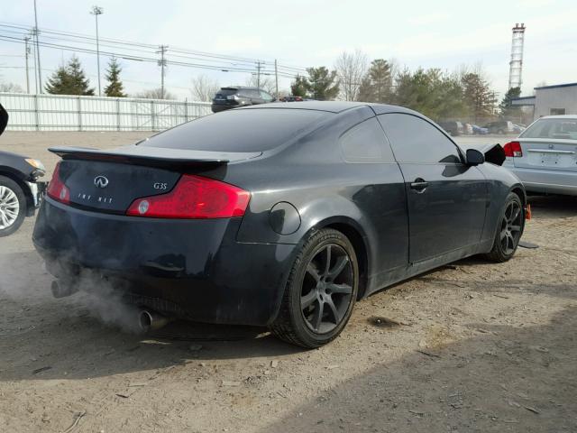 JNKCV54E13M205467 - 2003 INFINITI G35 BLACK photo 4