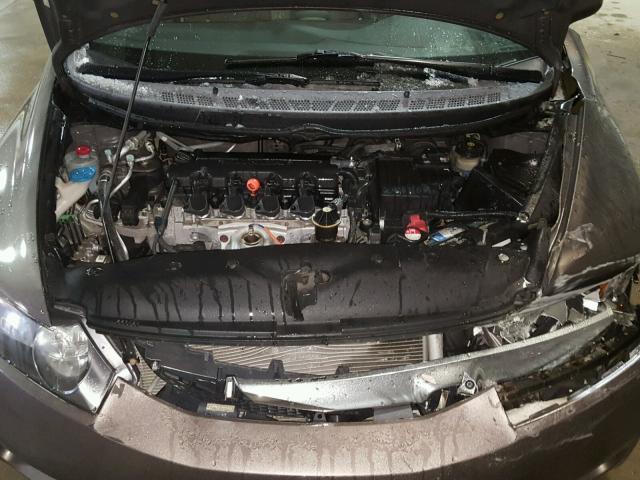 2HGFA16839H530774 - 2009 HONDA CIVIC EX ყავისფერი ფოტო 7