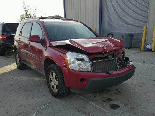 2CNDL63F866008709 - 2006 CHEVROLET EQUINOX LT RED photo 1