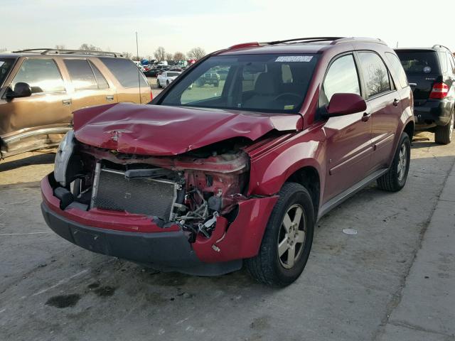 2CNDL63F866008709 - 2006 CHEVROLET EQUINOX LT RED photo 2